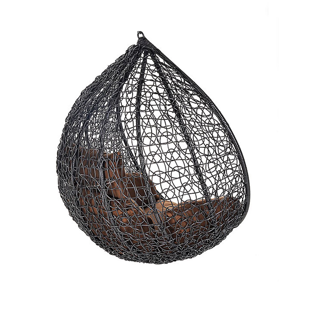100 Rattan Hanging Chair Black Rattan Hanging Chair With